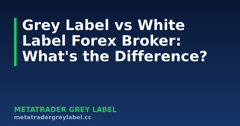 Grey Label vs White Label Forex Broker: What's the Difference? - MetaTrader grey label guide