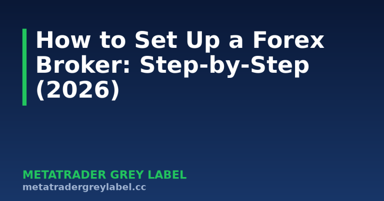 How to Set Up a Forex Broker: Step-by-Step (2026) - MetaTrader grey label guide